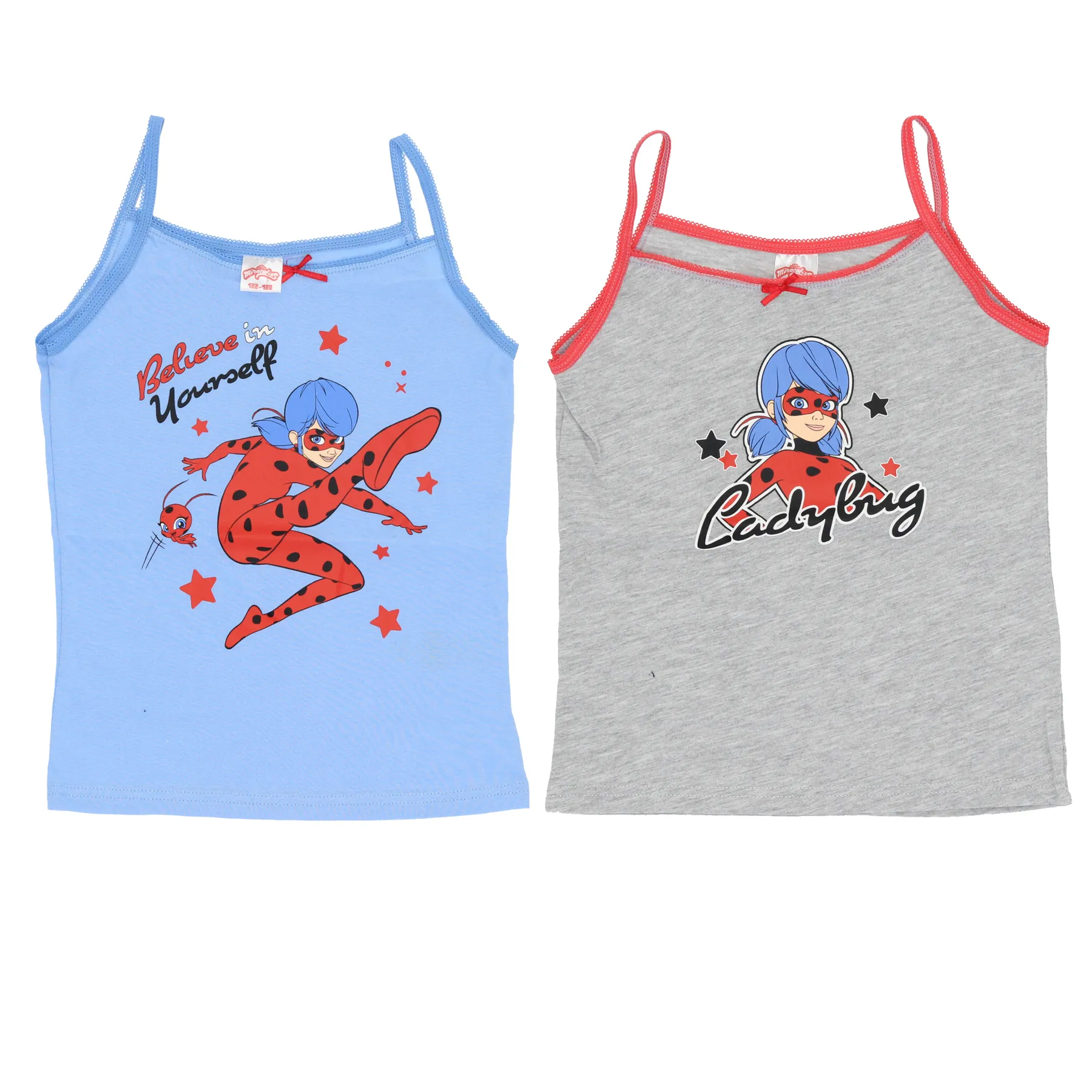 Marškinėlių komplektas Miraculous Ladybug Girls