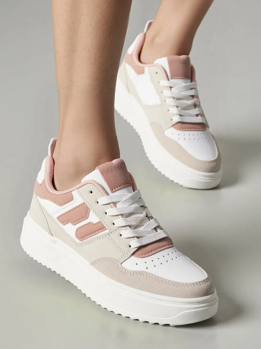 Laisvalaikio bateliais NORVIN – White/Pink
