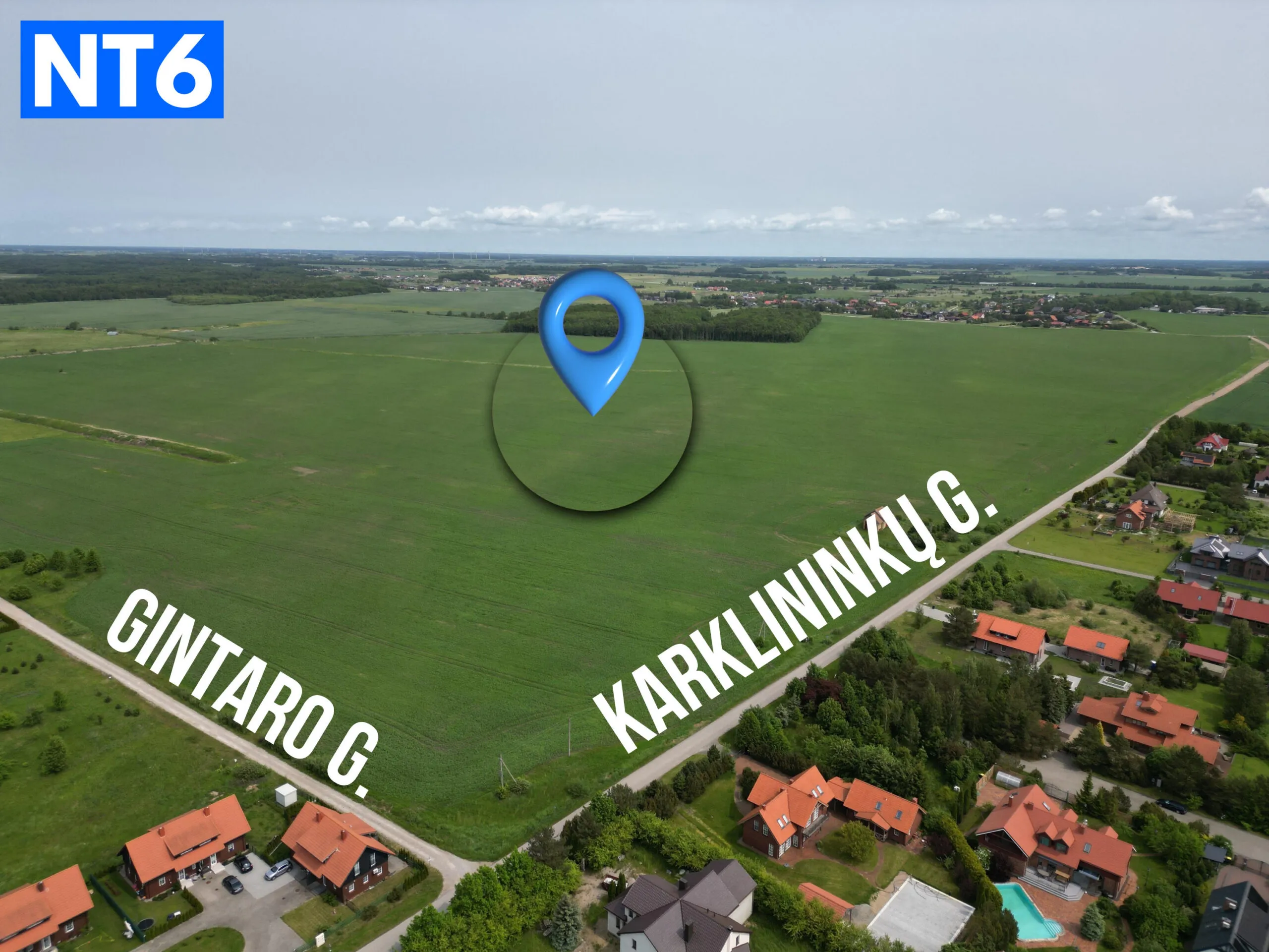 PARDUODAMAS 8 HEKTARŲ SKLYPAS KARKLĖJE