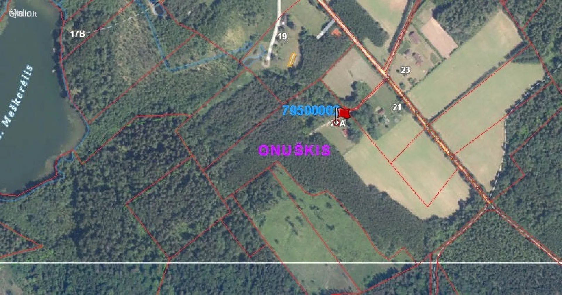 Parduodama sodyba Trakų r. Onuškio sen. Babrauninkų k.