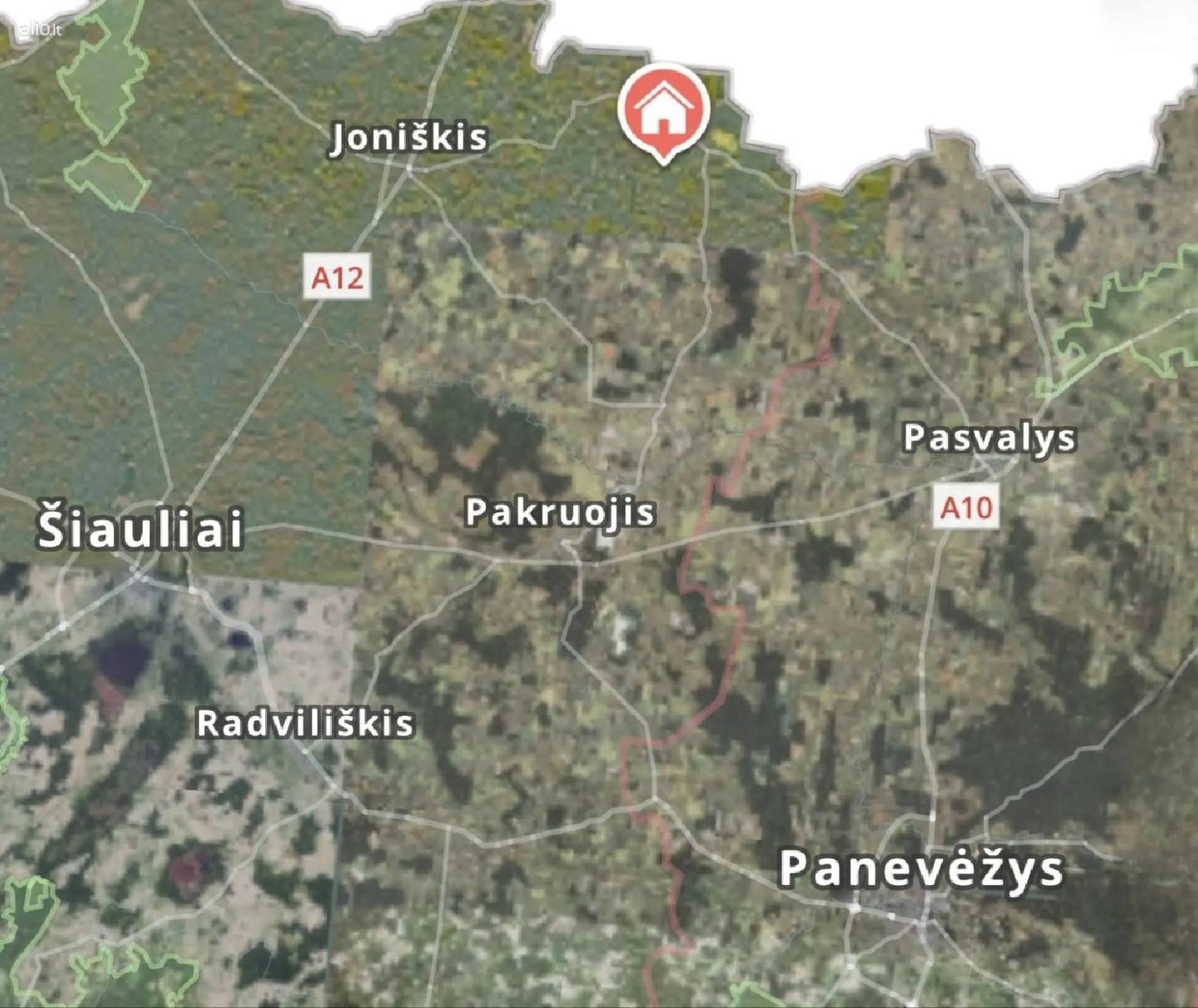 Parduodamas namas Kaireliu km. Pakruojo raj. ŽEIMELIO SEN. IŠSIMOKĖTINAI.