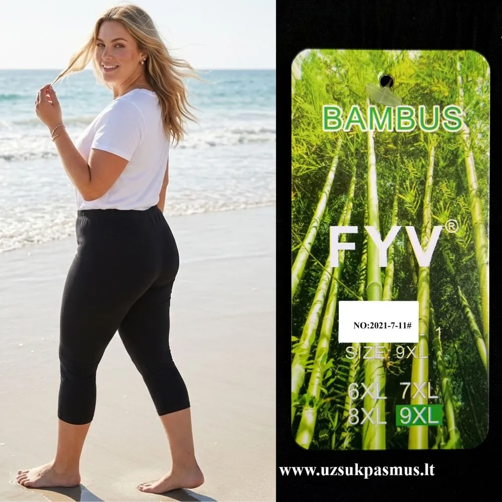 Bambukinės tamprės – bridžai iki 11XL