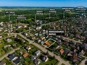 Geroje Gargždų vietoje parduodamas jaukiai įrengtas gyvenamasis namas.