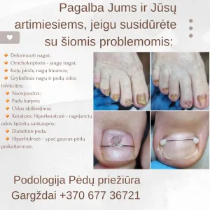Podologija – Pėdų priežiūra Gargždai