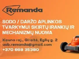 SODO DARŽO TECHNIKOS IR ĮRANKIŲ NUOMA